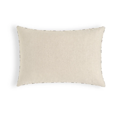 Natura European linen Sham Pair with four-sided piping